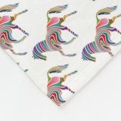 Regenbogenpferde für Mädchen Fleecedecke (Ecke)