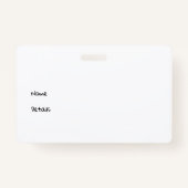 Regenbogenpferde - "Hübsch über Pferde!" Ausweis (Rückseite)