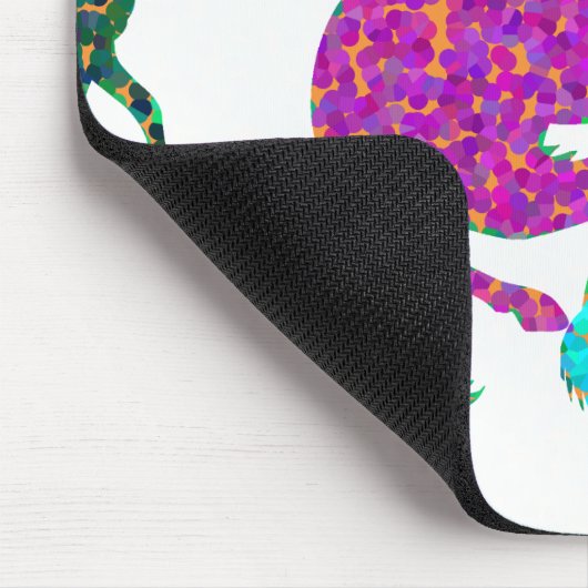 Regenbogenpferde - "Hübsch über Pferde!" Mousepad (Ecke)