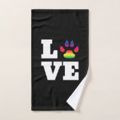 Regenbogenpflaster Badhandtuch Set (Handtuch)