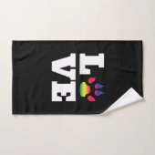 Regenbogenpflaster Badhandtuch Set (Handtuch)