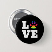 Regenbogenpflaster Button (Vorne & Hinten)
