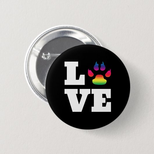 Regenbogenpflaster Button (Vorne & Hinten)