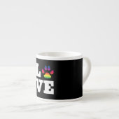 Regenbogenpflaster Espressotasse (Vorderseite Rechts)