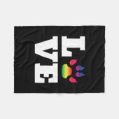 Regenbogenpflaster Fleecedecke (Vorderseite (Horizontal))