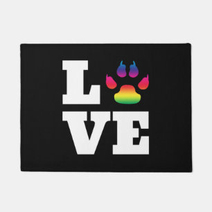 Regenbogenpflaster Fußmatte