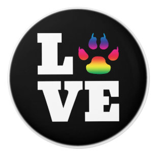 Regenbogenpflaster Keramikknauf