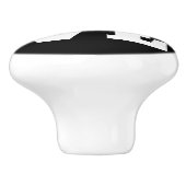 Regenbogenpflaster Keramikknauf (Seitenansicht)