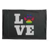 Regenbogenpflaster Kissenbezug (Rückseite)