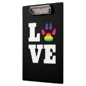 Regenbogenpflaster Klemmbrett (Links)