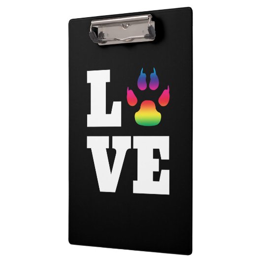 Regenbogenpflaster Klemmbrett (Links)