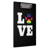 Regenbogenpflaster Klemmbrett (Rechts)