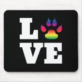 Regenbogenpflaster Mousepad (Vorne)