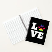 Regenbogenpflaster Notizblock (Innenseite)