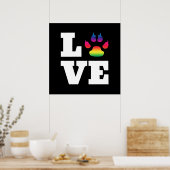 Regenbogenpflaster Poster (Küche)