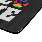 Regenbogenpflaster Schneidebrett (Ecke)