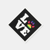 Regenbogenpflaster Serviette (Ecke)