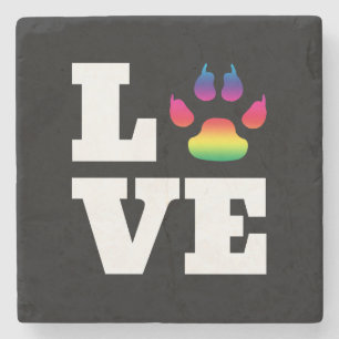 Regenbogenpflaster Steinuntersetzer