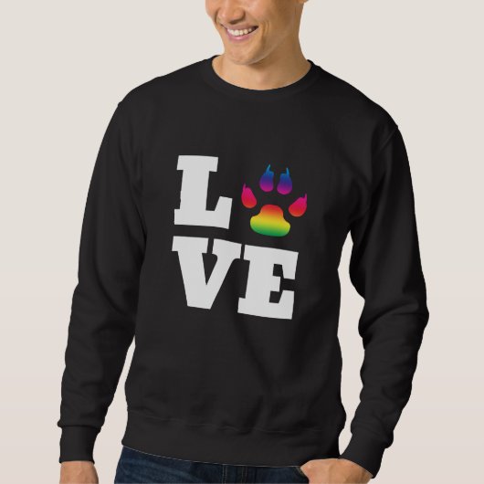 Regenbogenpflaster Sweatshirt (Vorderseite)