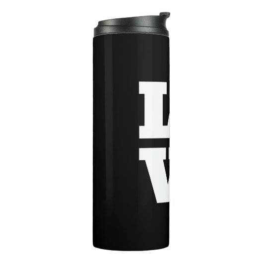 Regenbogenpflaster Thermosbecher (Nach links gedreht)