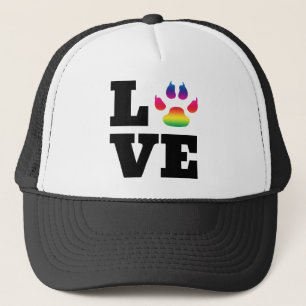 Regenbogenpflaster Truckerkappe