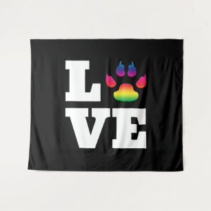 Regenbogenpflaster Wandteppich