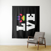 Regenbogenpflaster Wandteppich (Beispiel)