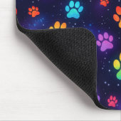 Regenbogenpfoten Mousepad (Ecke)