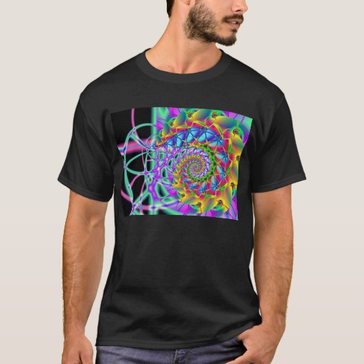 Regenbogenphoenix-Spirale T-Shirt (Vorderseite)