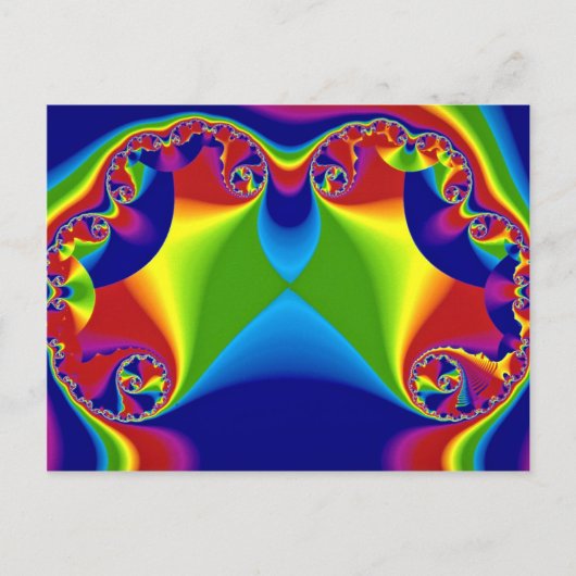 Regenbogenpilz Postkarte (Vorderseite)