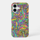 Regenbogenpilze von Natasha Us iPhone 16 Hülle (Rückseite)