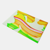 Regenbogenpinsel Fußmatte (Schrägansicht)