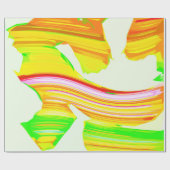 Regenbogenpinsel Geschenkpapier (Flach)