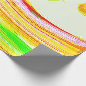 Regenbogenpinsel Geschenkpapier (Ecke)