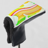 Regenbogenpinsel Golf Headcover (3/4 Vorderseite)