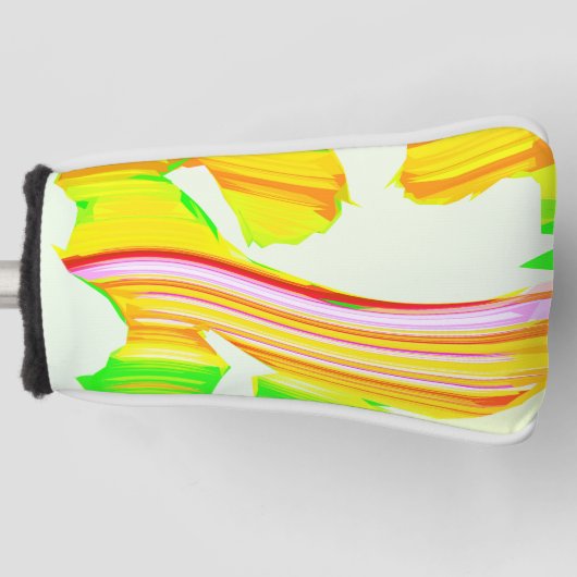 Regenbogenpinsel Golf Headcover (Vorderseite)