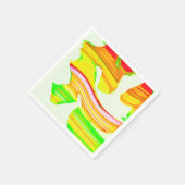 Regenbogenpinsel Serviette (Ecke)