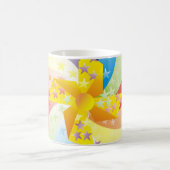 Regenbogenpinwheel-Tasse Kaffeetasse (Mittel)