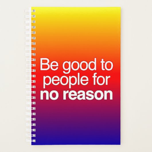 Regenbogenplaner Planer (Vorderseite)