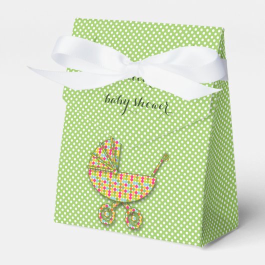 Regenbogenpolka-Rolle Geschenkschachtel (Vorderseite)