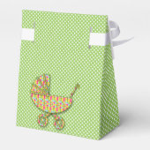 Regenbogenpolka-Rolle Geschenkschachtel (Rückseite)