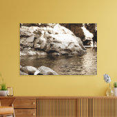 RegenbogenPool Leinwanddruck (Insitu (Wohnzimmer))