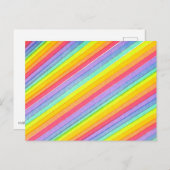 Regenbogenpostkarte Postkarte (Vorne/Hinten)