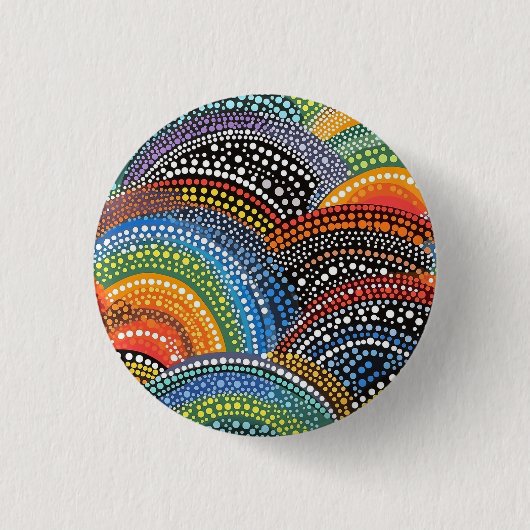 Regenbogenpresse Button (Vorderseite)