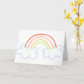 RegenbogenPrintwerbung Karte (Gelbe Blume)