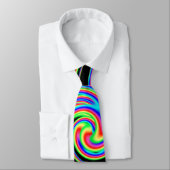 Regenbogenpsychedelie 2 Krawatte (Gebunden)