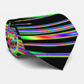 Regenbogenpsychedelie 2 Krawatte (Gerollt)