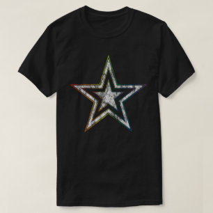 Regenbogenpunkstern T-Shirt