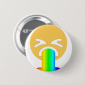 Regenbogenpuppe Emoji Button (Vorne & Hinten)