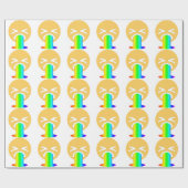Regenbogenpuppe Emoji Geschenkpapier (Flach)